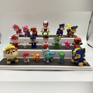 Paw Patrol Variety Lot Of 19 Mini Figures Cake Toppers Toy Figures J